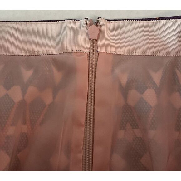 J. CREW Pencil Skirt A-line Gemstone Geometric Print Mini 8 - Picture 7 of 9